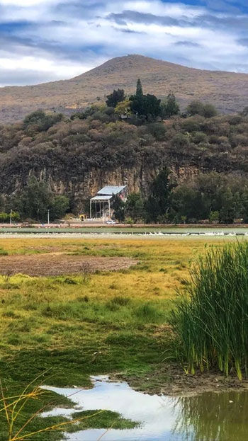 Lago cráter en Yuriria Guanajuato